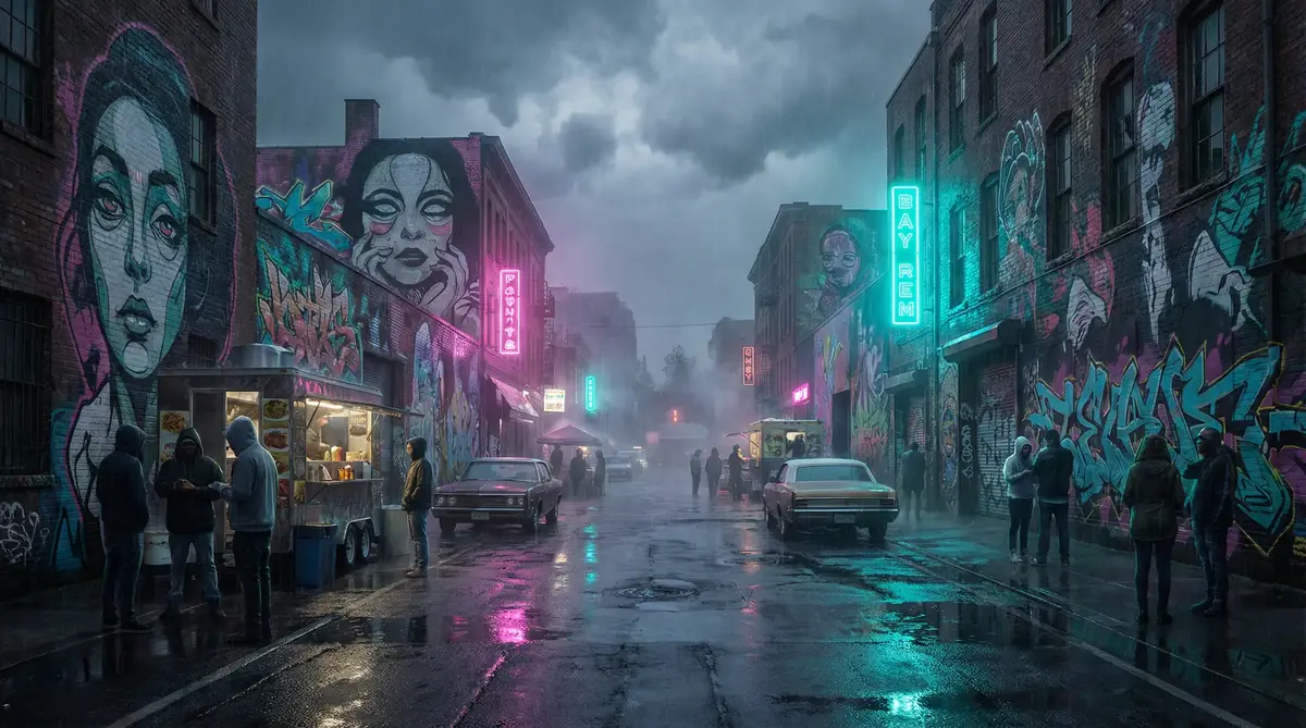 告别囧途 - 雨夜壁画街